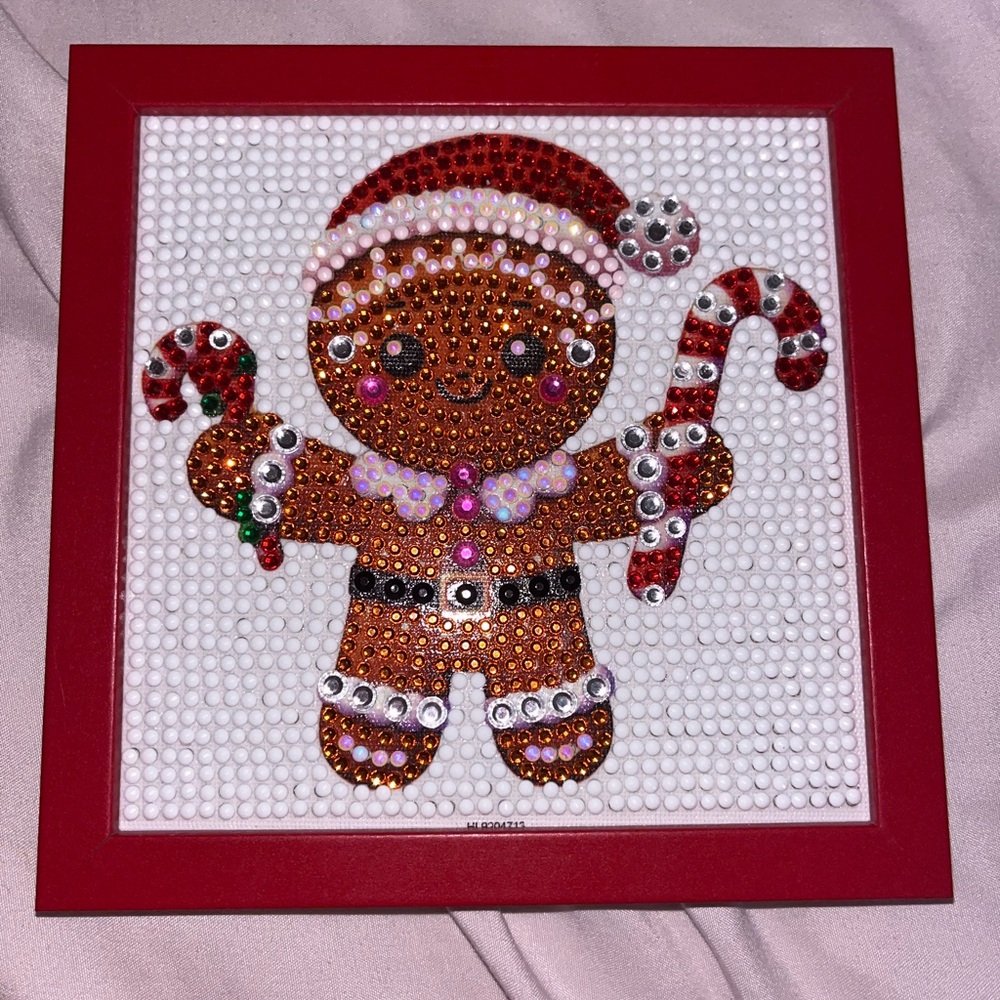 Festive Gingerbread Diamond Art